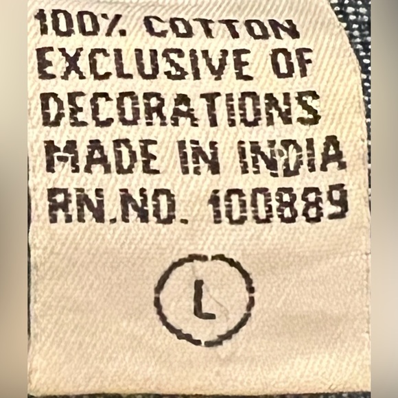 Karen Hart Floral Detailed Denim Jacket w/ Ornate Buttons - Picture 6 of 7